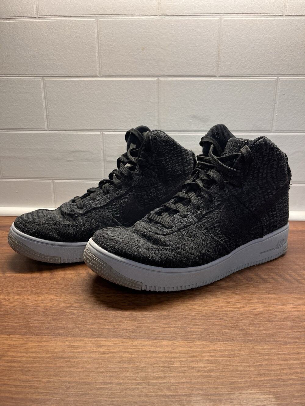 Nike Air Force 1 Ultraforce High Black Wolf Grey 880854-005 Size 6.5 READ